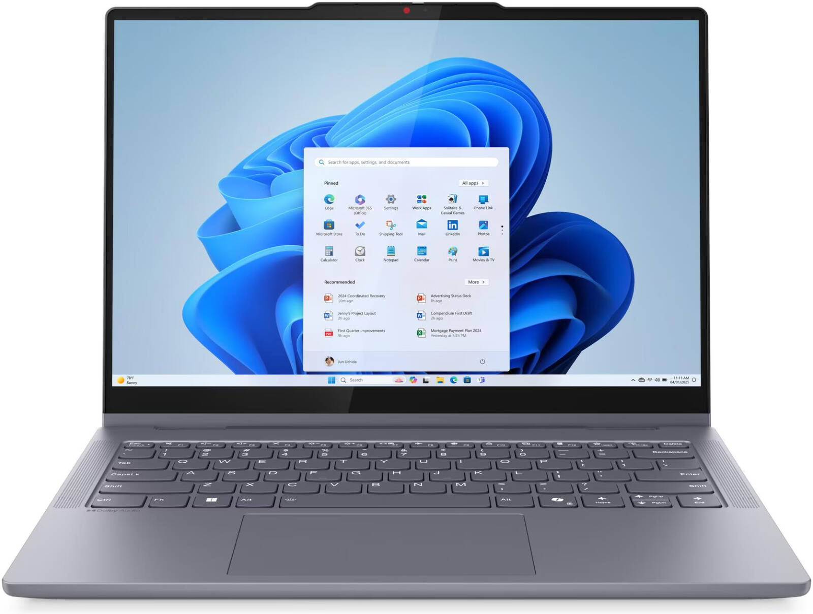 LENOVO  IDEAPAD 5 2-in-1 14IAL10 ULTRA 5 225U 8GB 512GB 14,0 WUXGA LUNA GREY